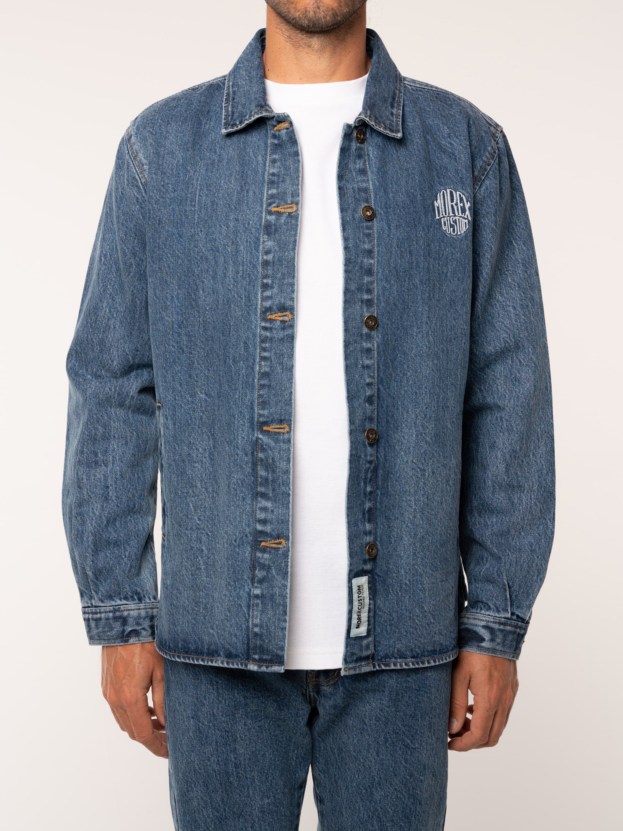 Frame - Surchemise Denim bleu