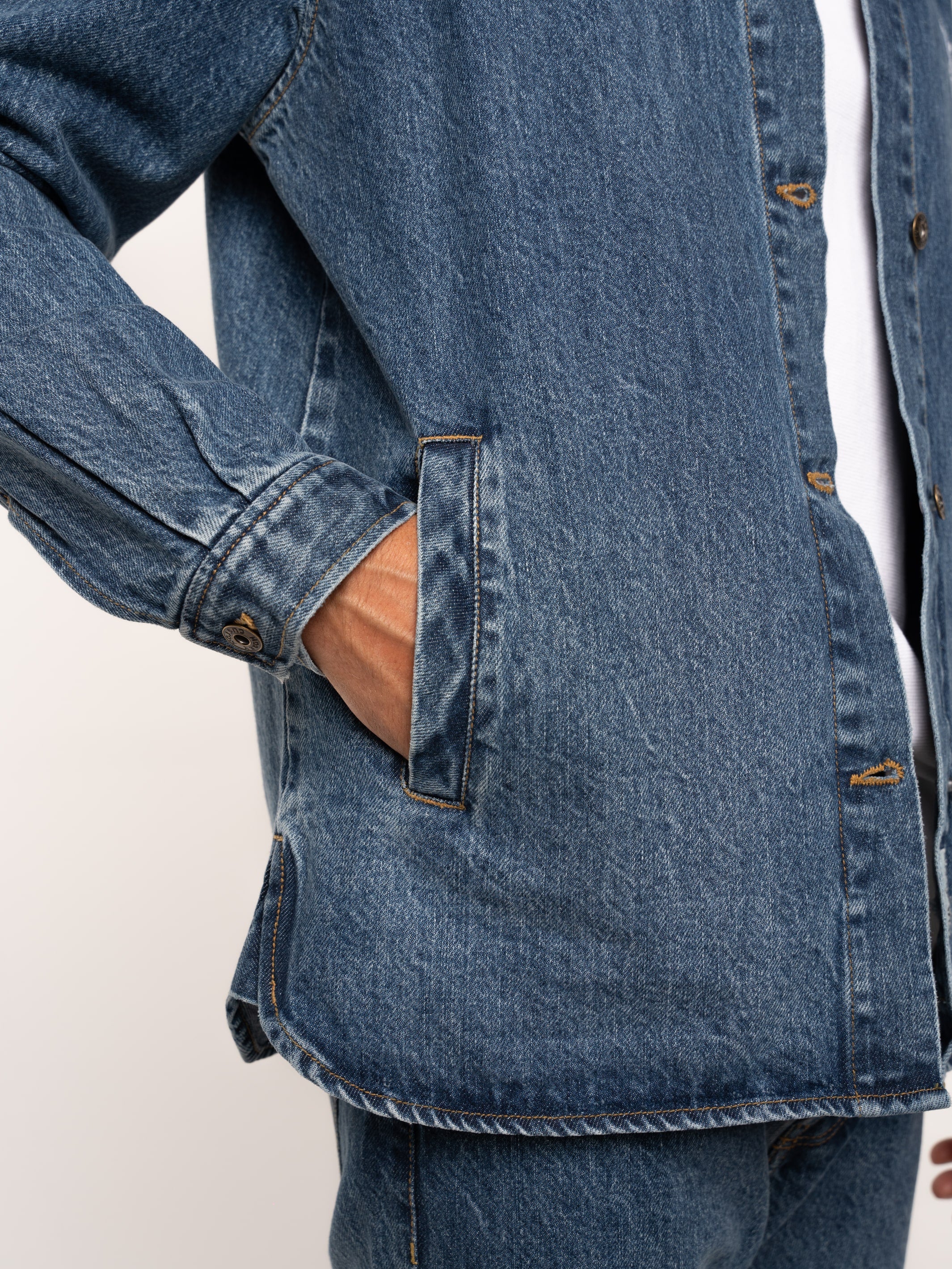 Frame - Surchemise Denim bleu