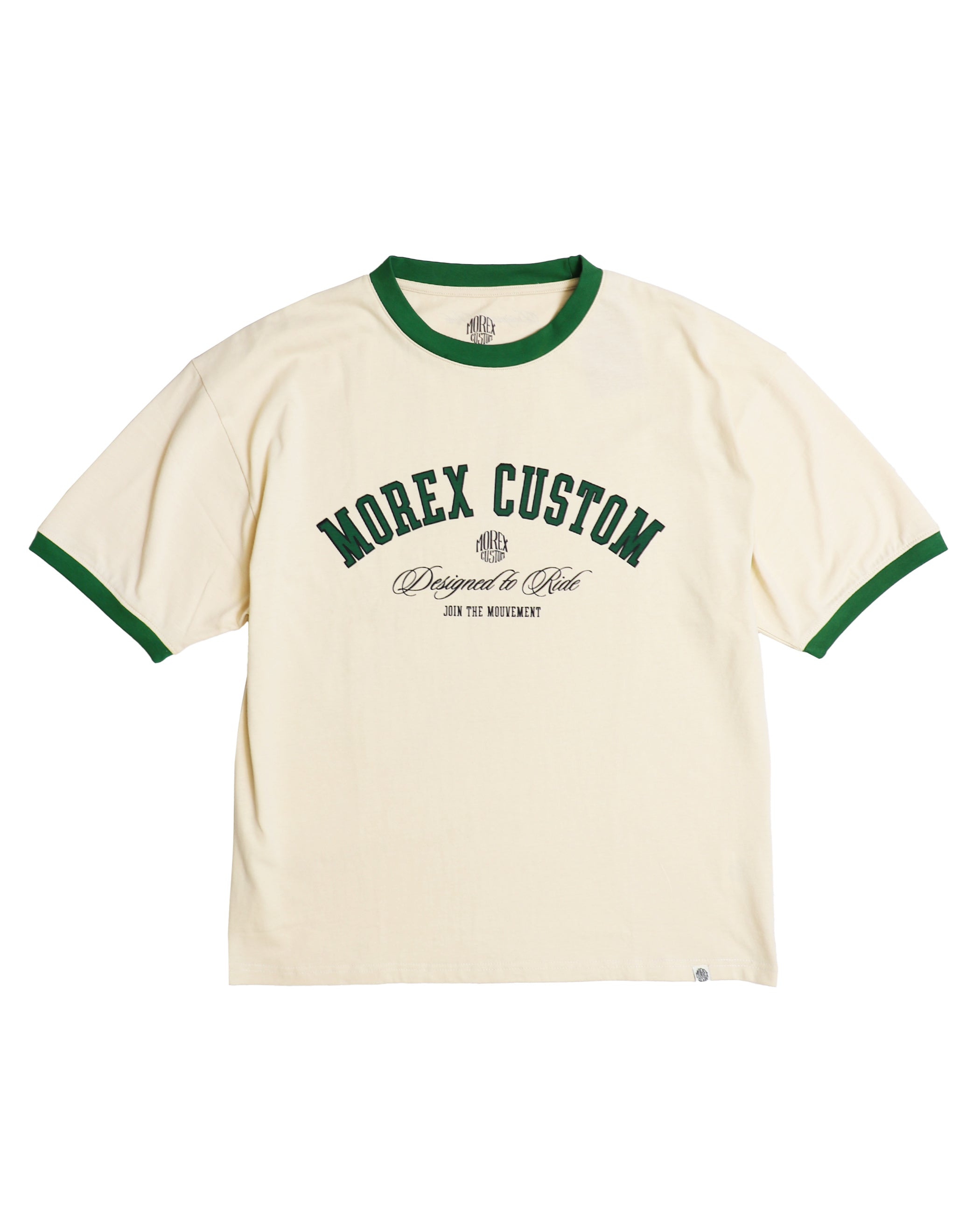 T-shirt regular coton premium Morex Custom homme – Harvard – vue face