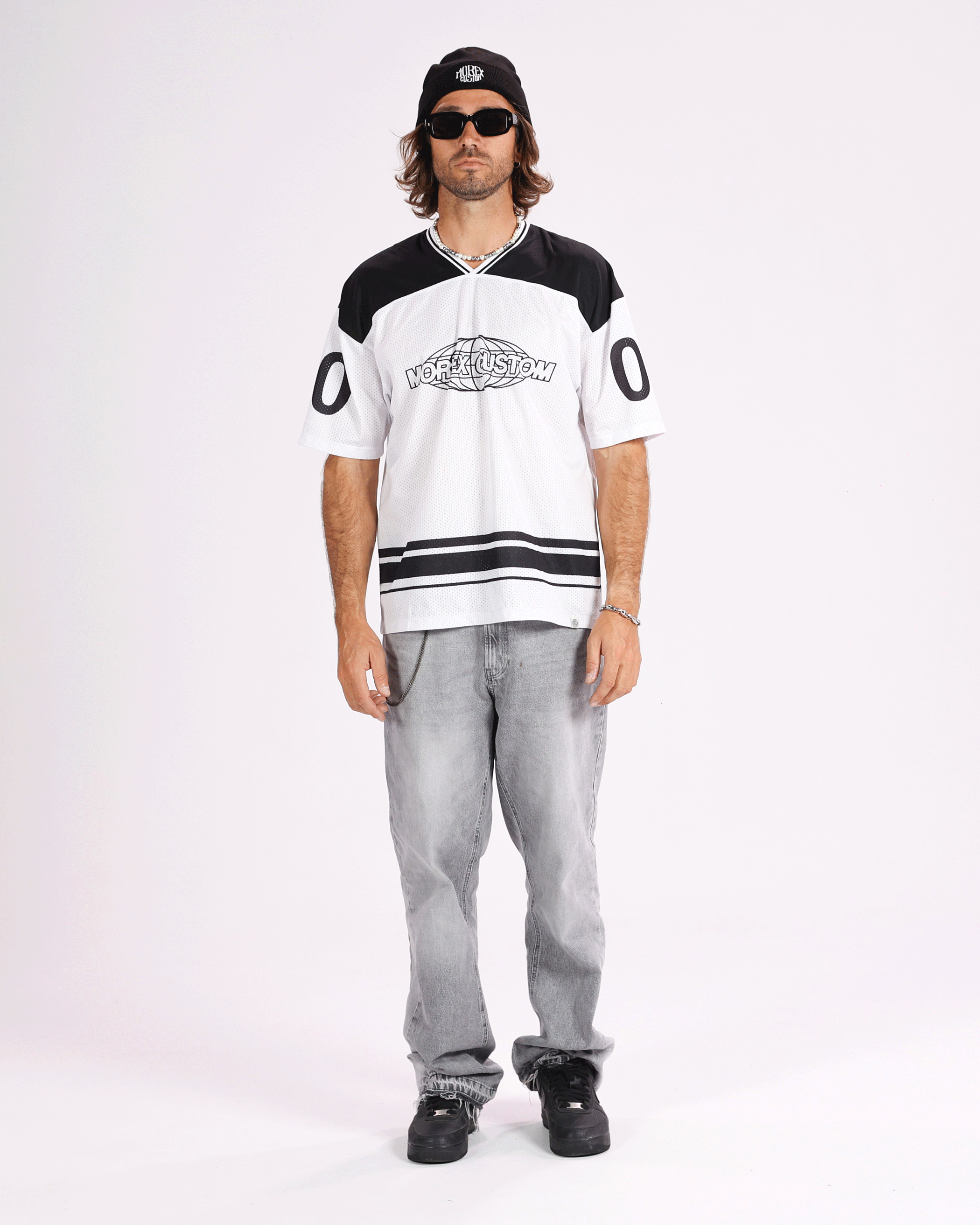 T-shirt mesh Morex Custom – Hornet – détail matière et coupe oversize