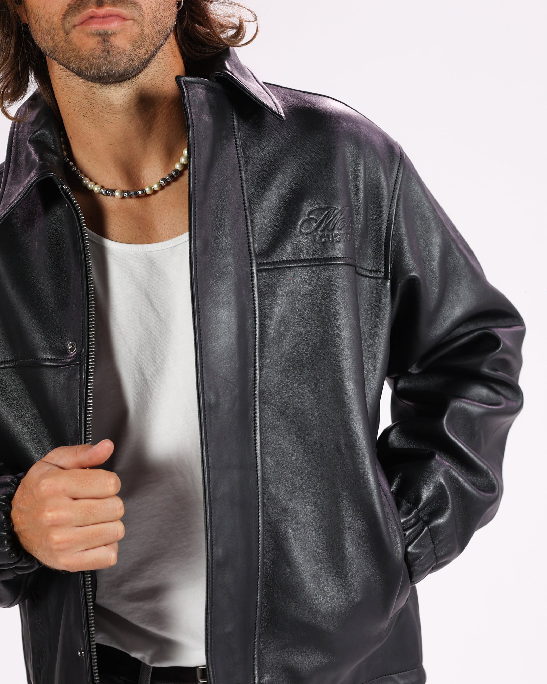 Icon - veste en cuir