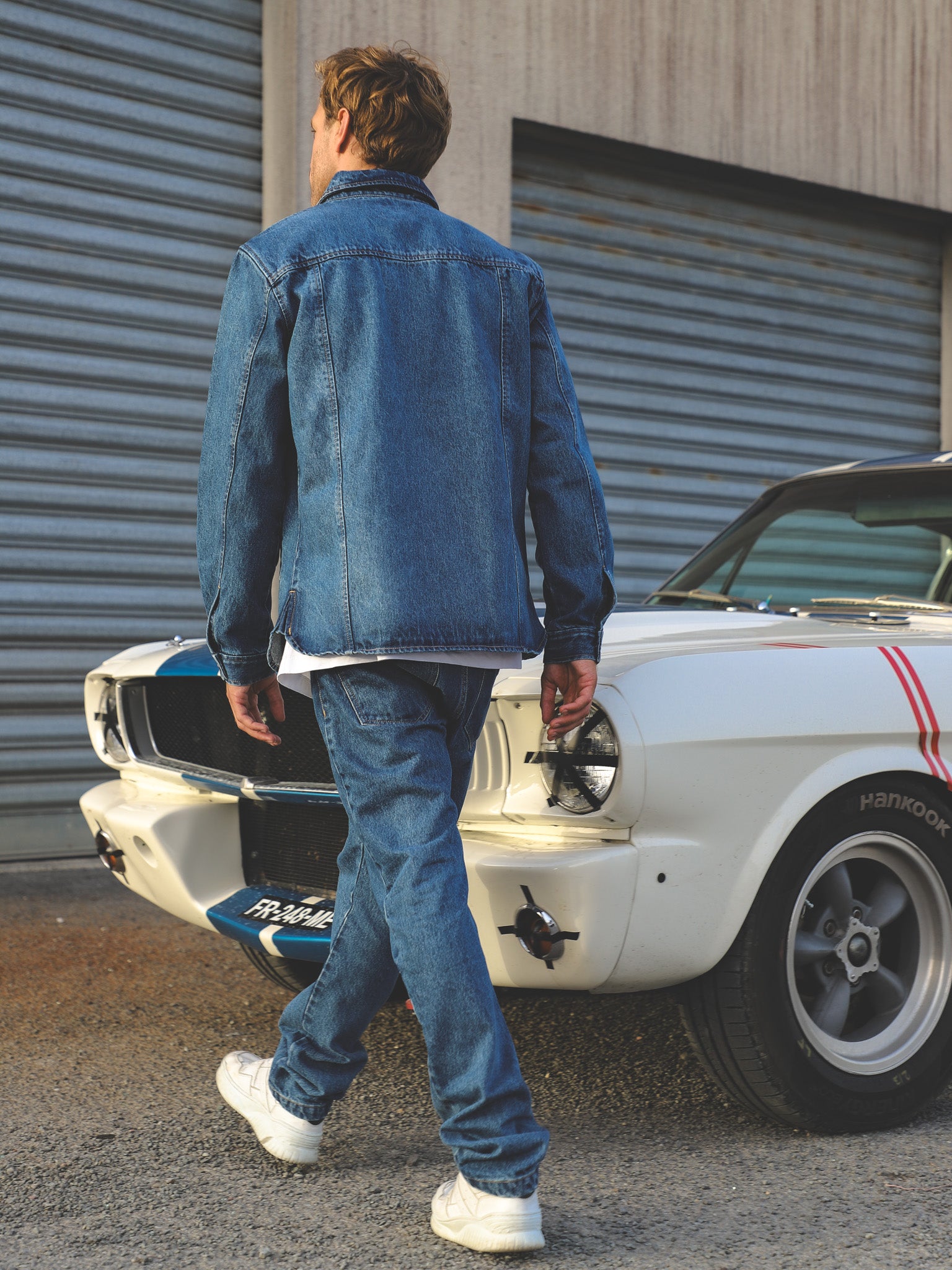 Frame - Surchemise Denim bleu