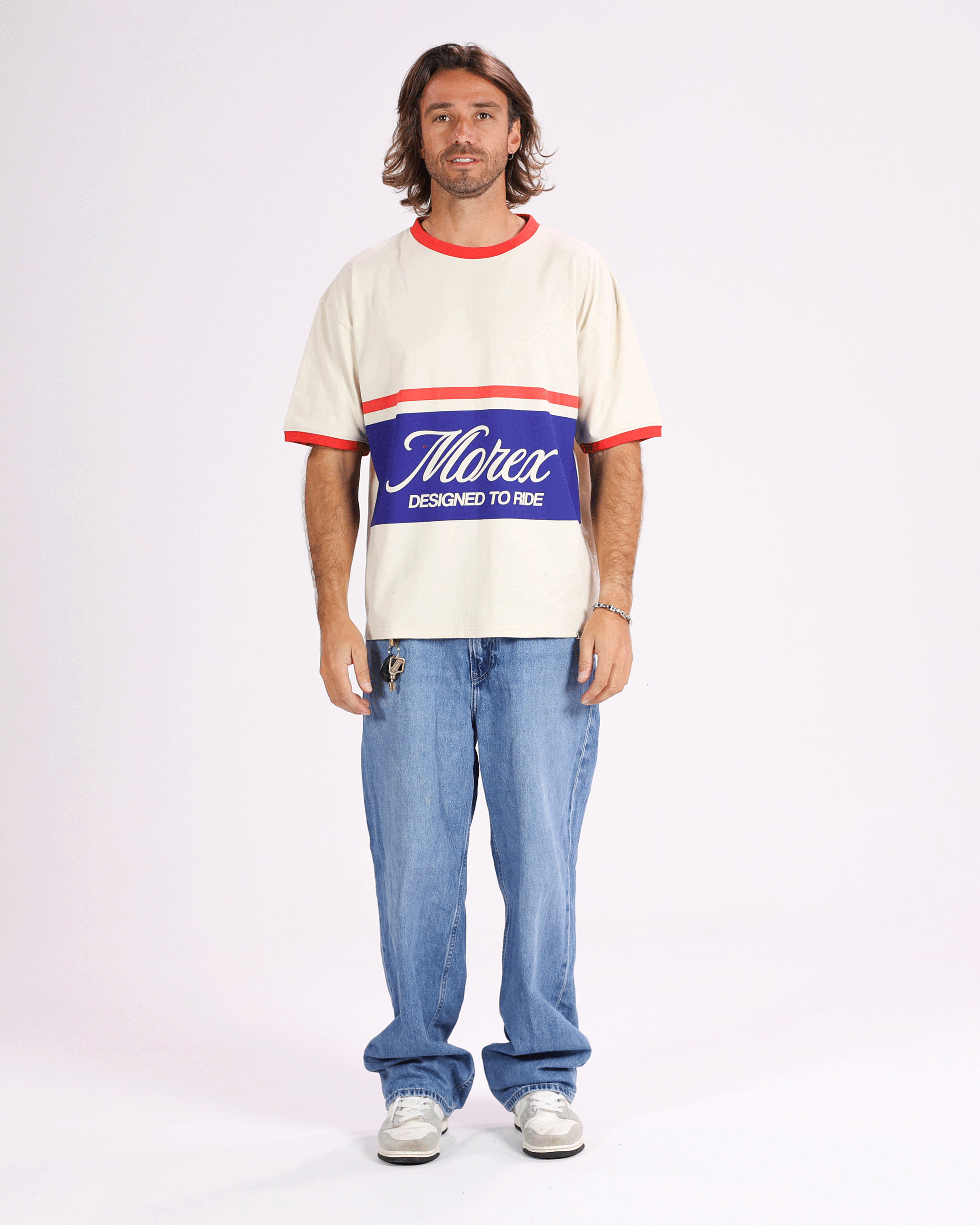 T-shirt oversize Morex Custom – Leon – détail imprimé et matière