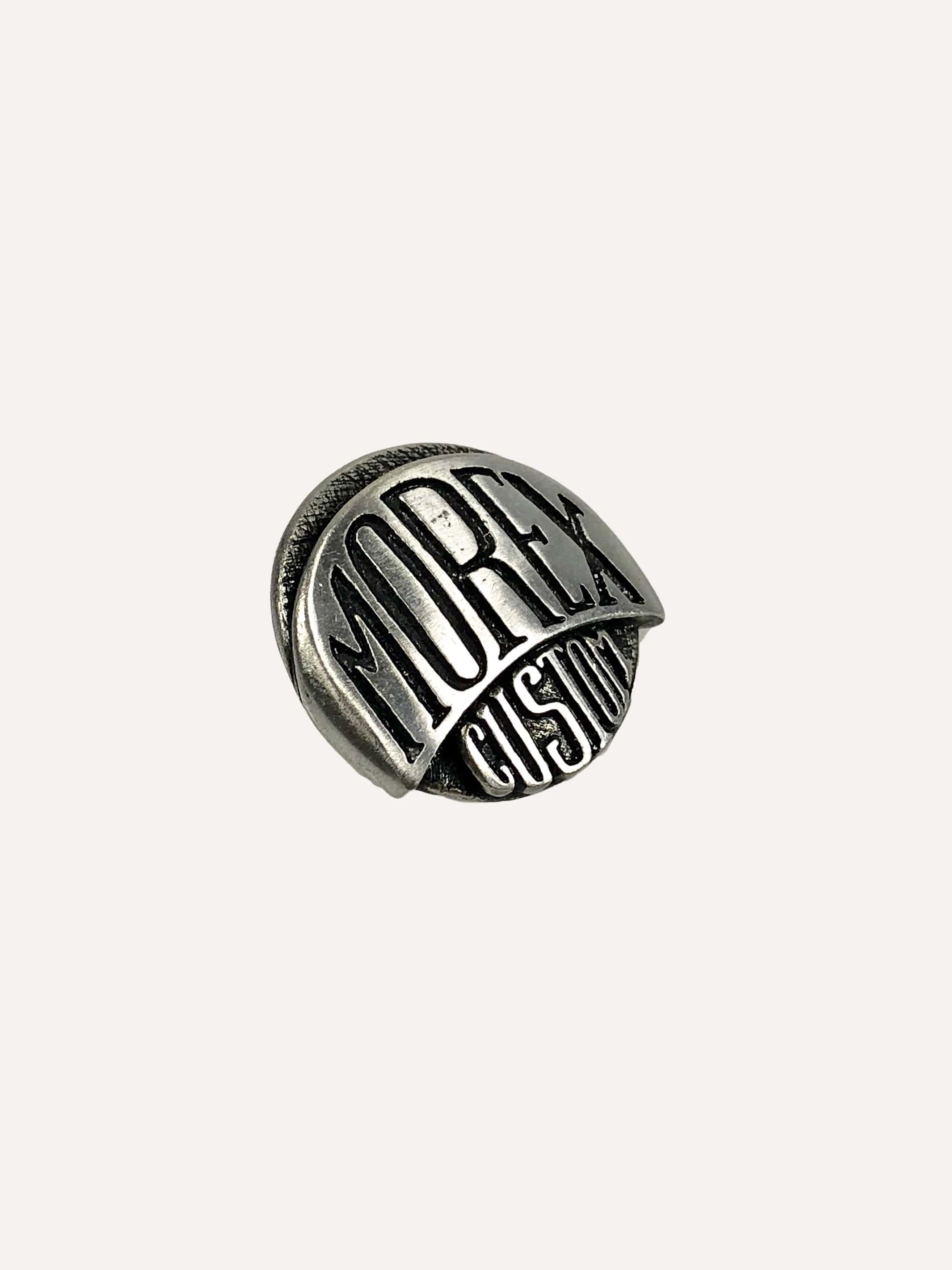 Pewter brooch