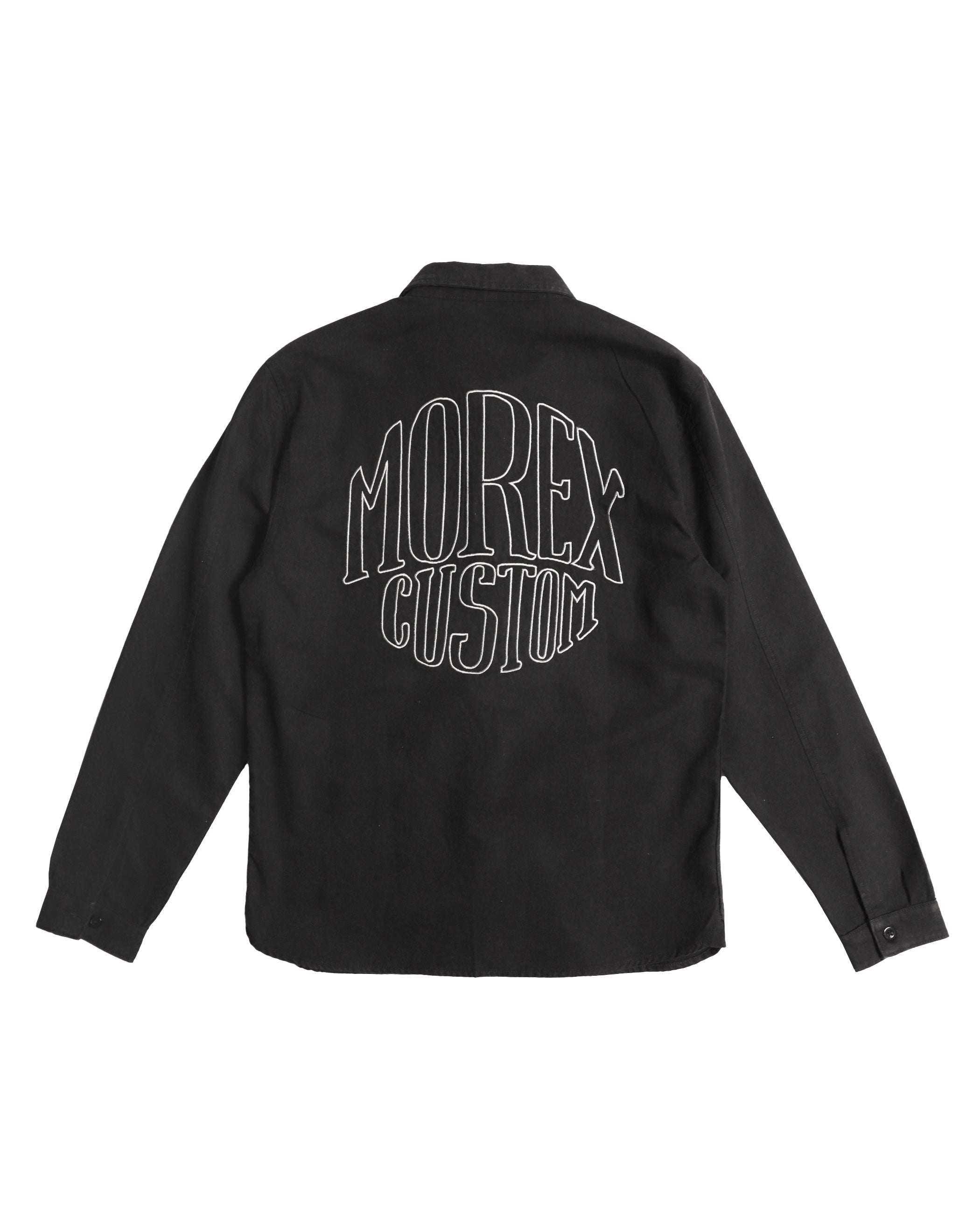 Chemise régulière noire Morex Custom – Road – surchemise vintage riders