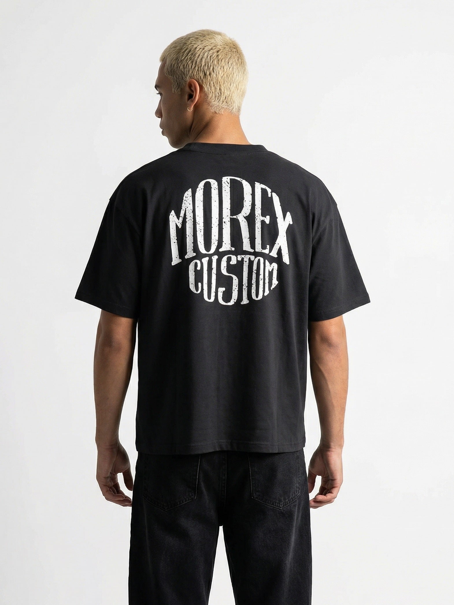 T-shirt Rider 2 Morex Custom – imprimé moto vintage – style streetwear