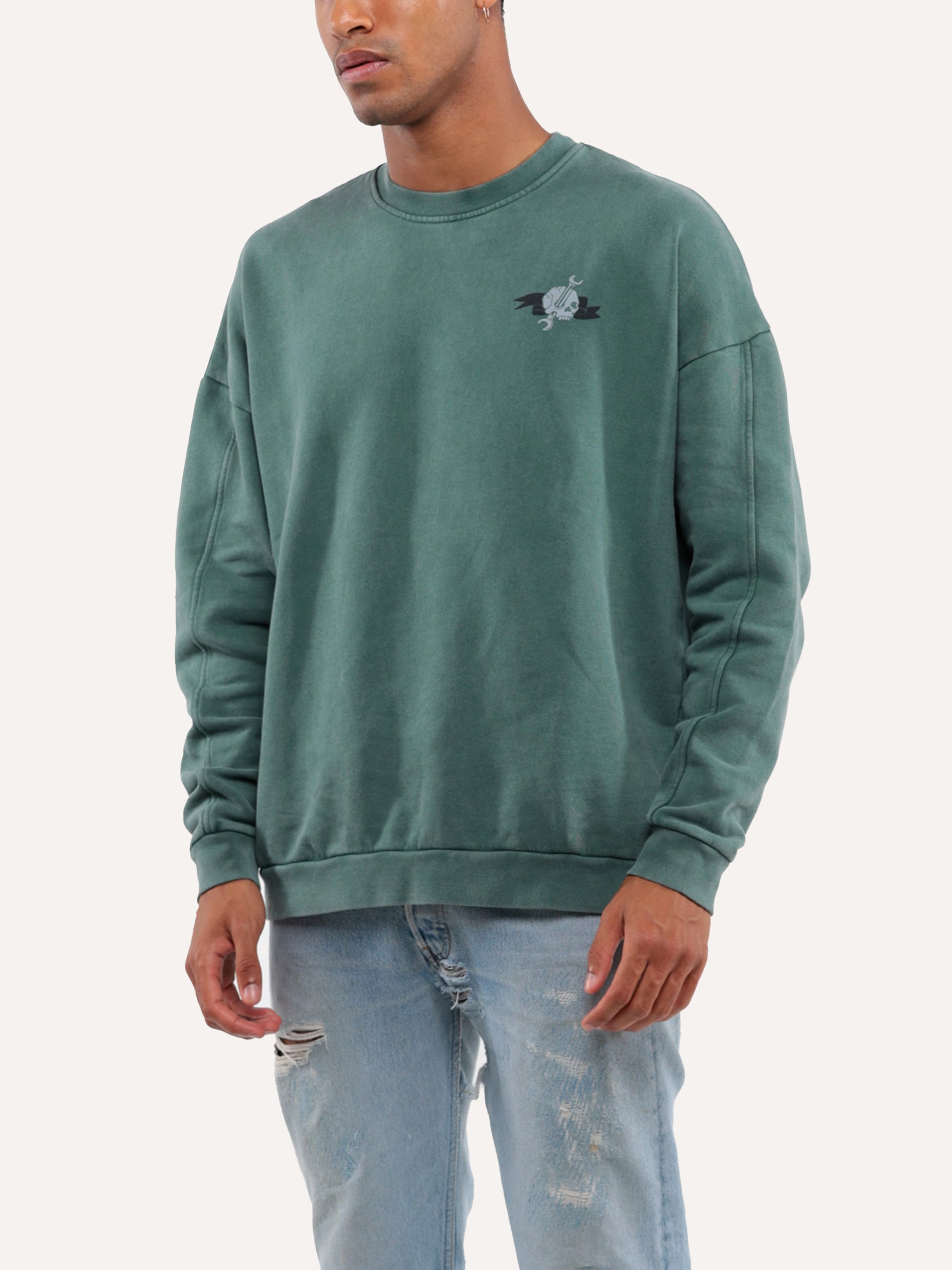 Sweat Oversize DYE - Vert