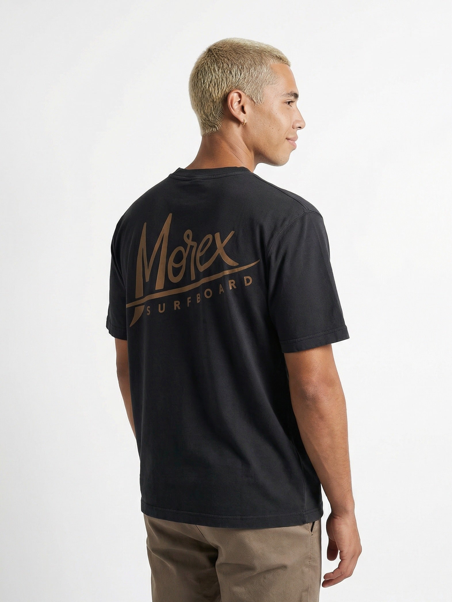 T-shirt Corail Morex Custom – dos imprimé surf – coton premium 260g