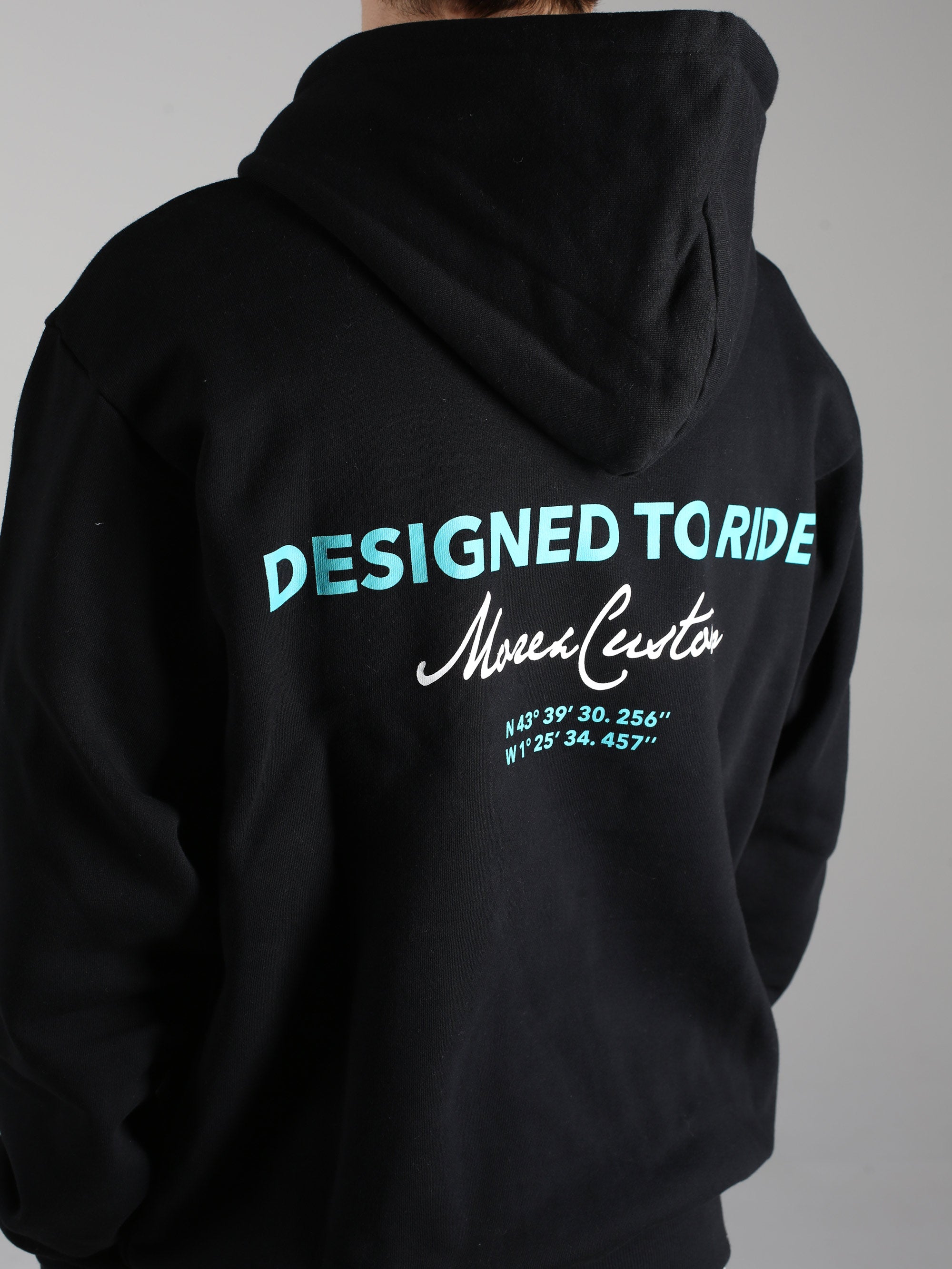 Hoodie Latitude Noir