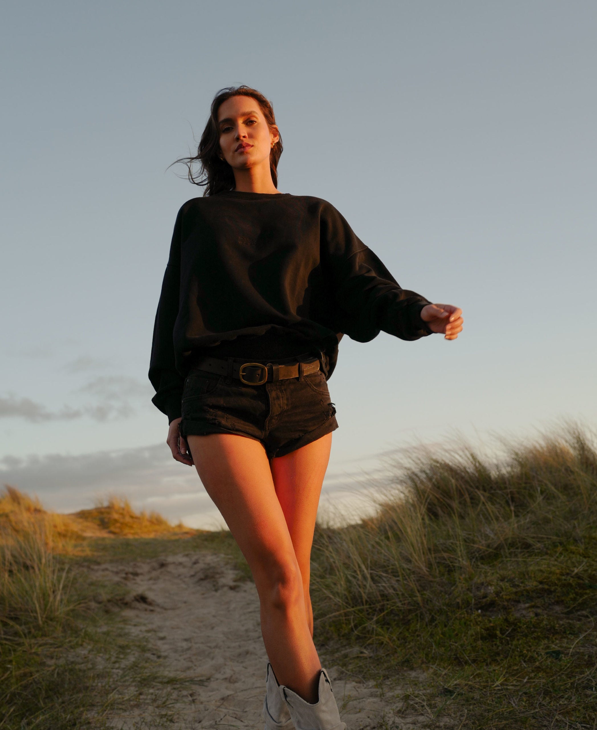 Sweat Origine Boyfriend - Black