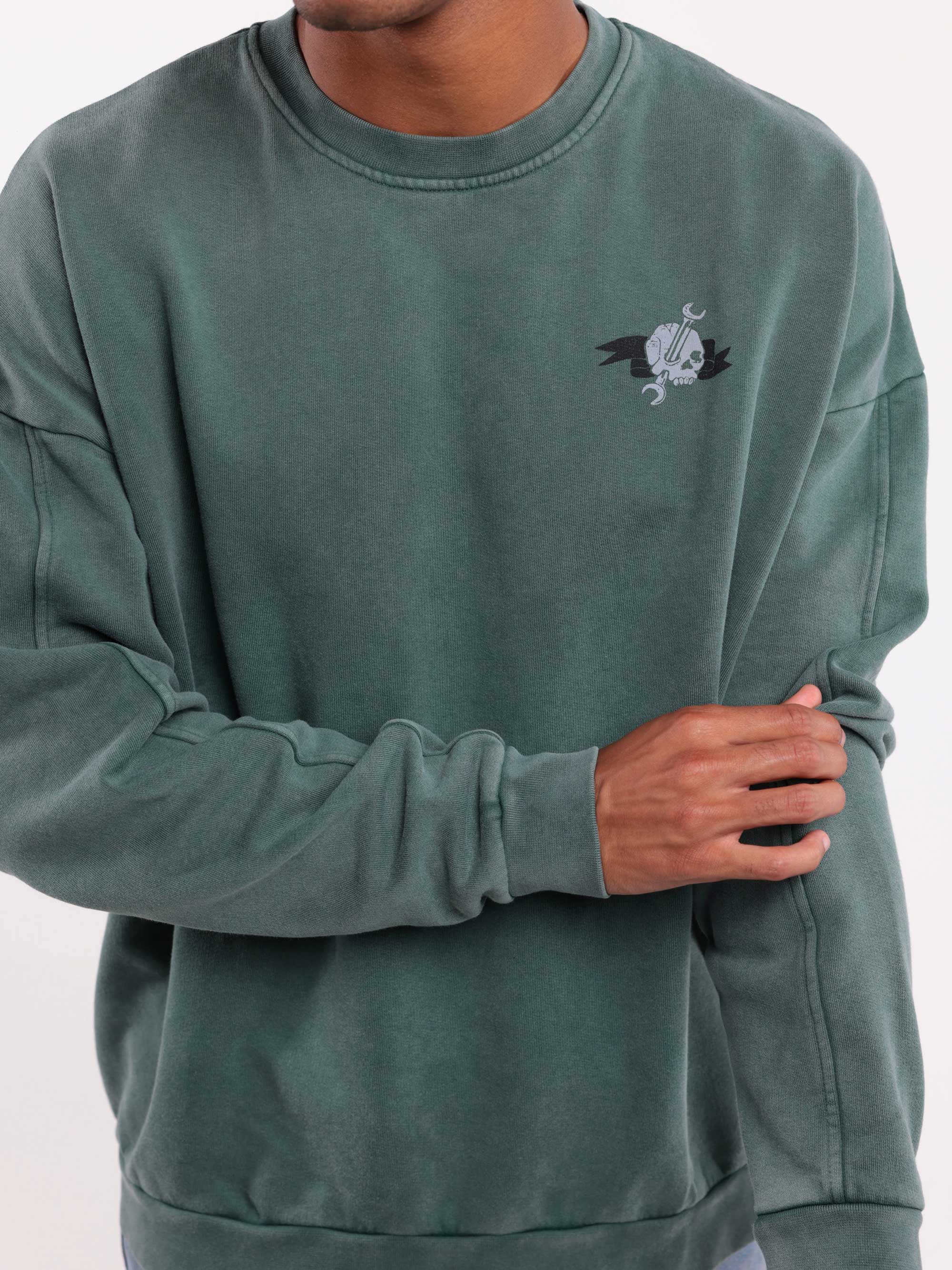 Sweat Oversize DYE - Vert