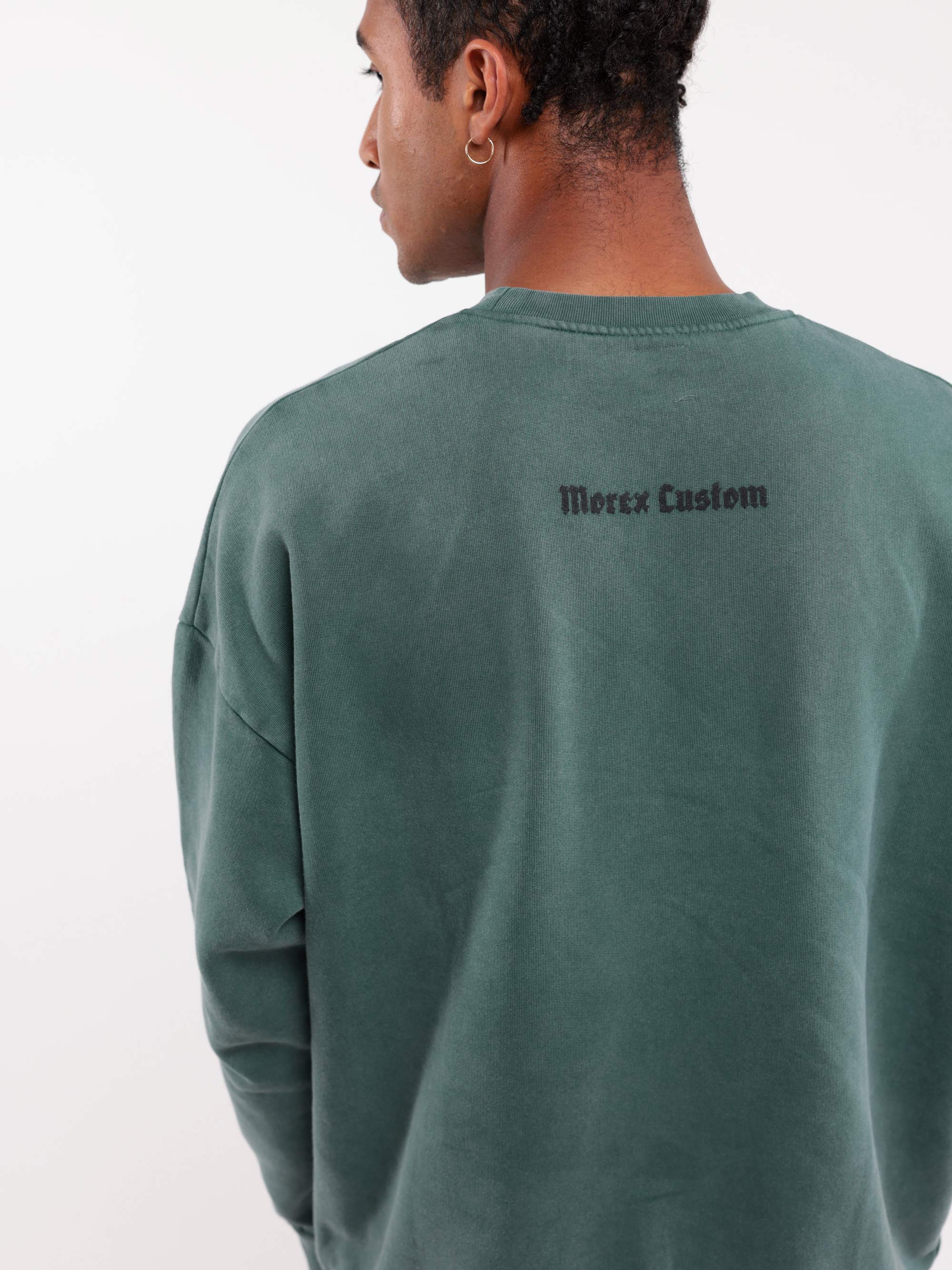 Sweat Oversize DYE - Vert