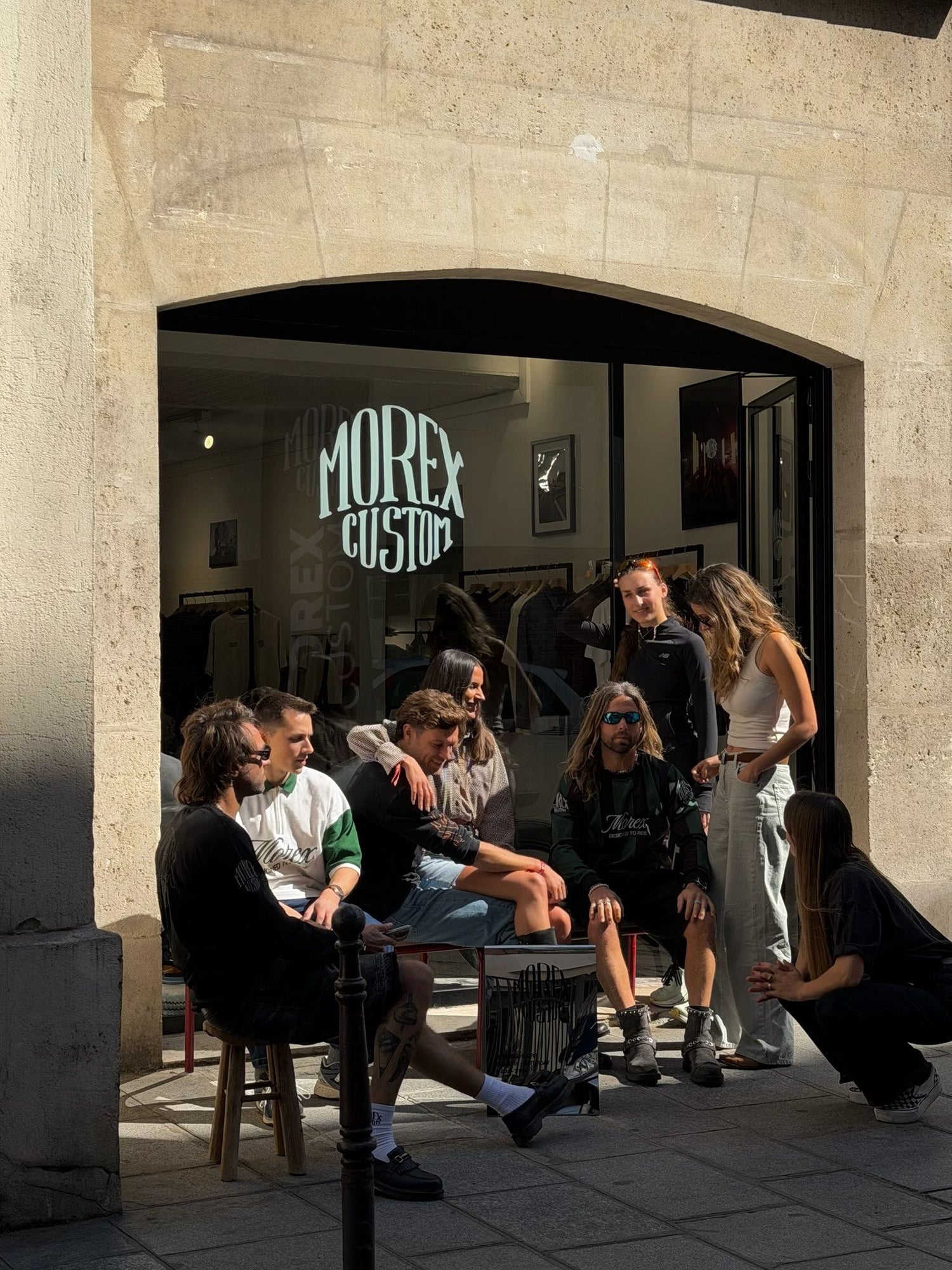 Pop-up showroom Six jours rue Saint-Gilles, Marais, Paris - Morex Custom