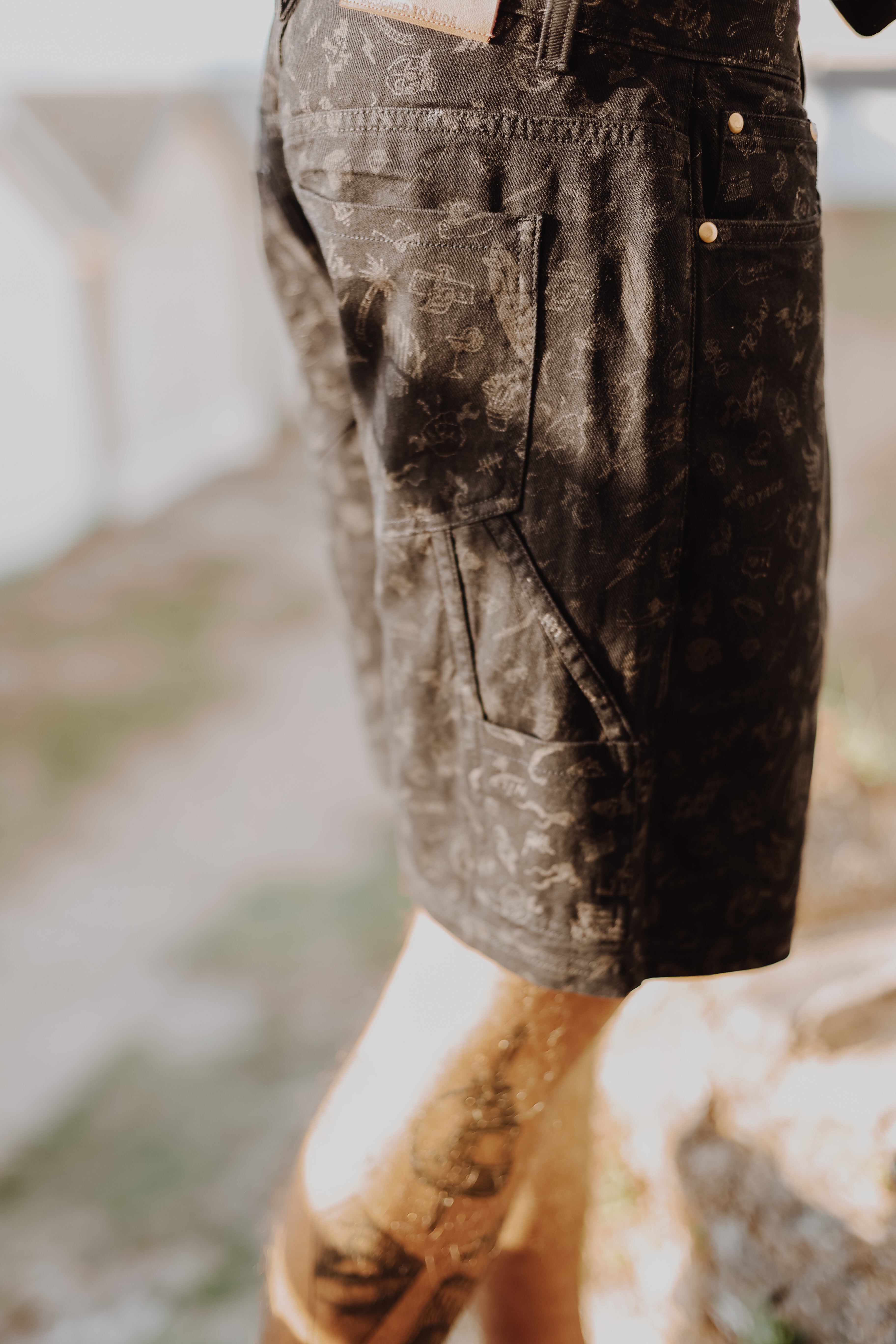 Kurt - Short en denim Relaxed