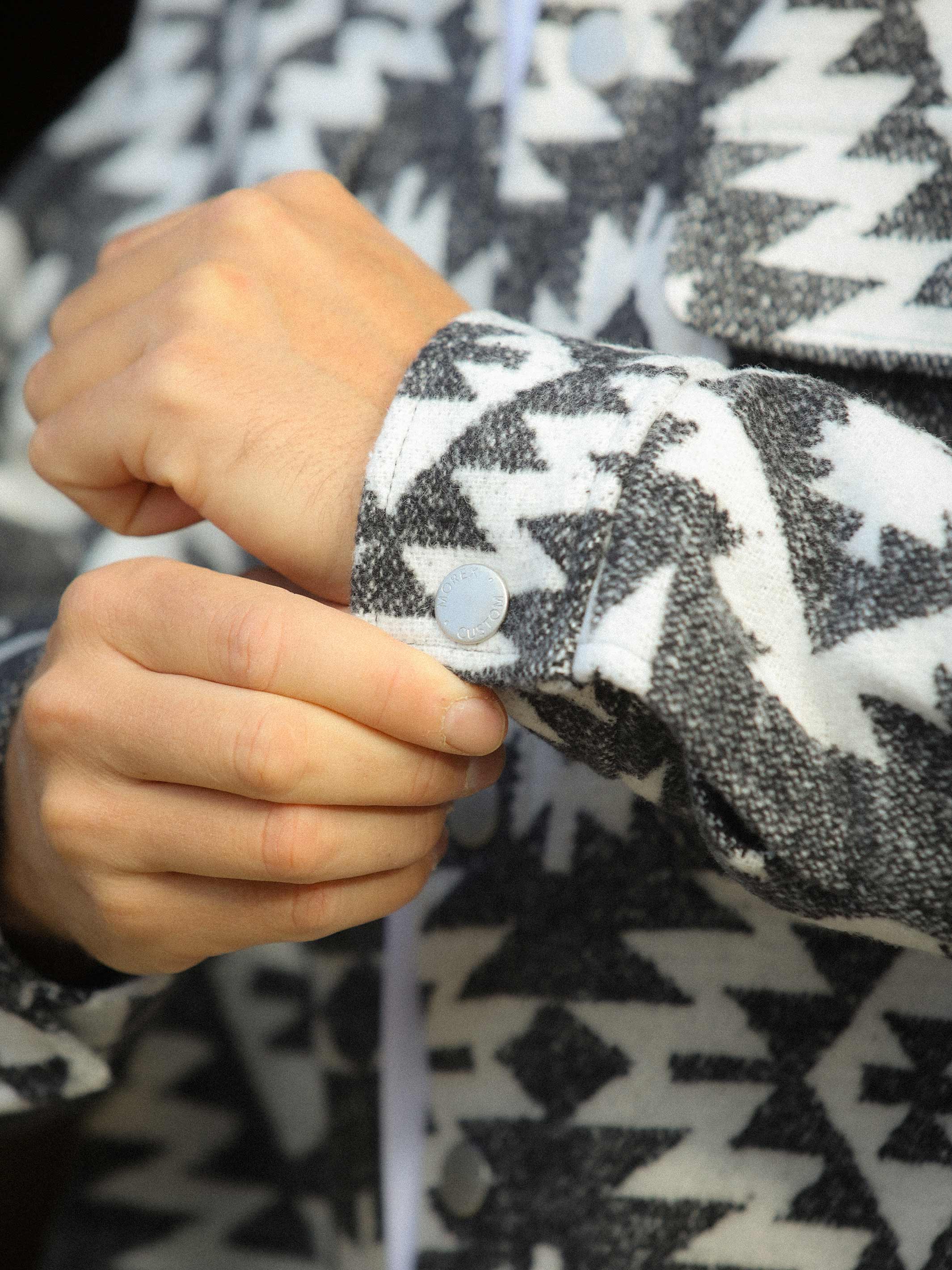 Aztec print coat jacket | Clothing | Morex Custom