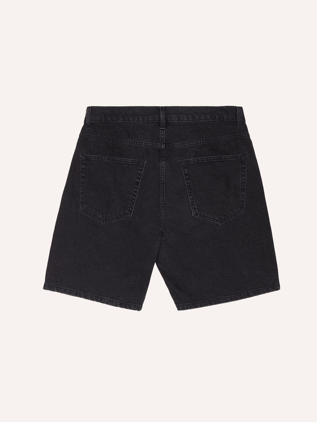 Short en jean noir