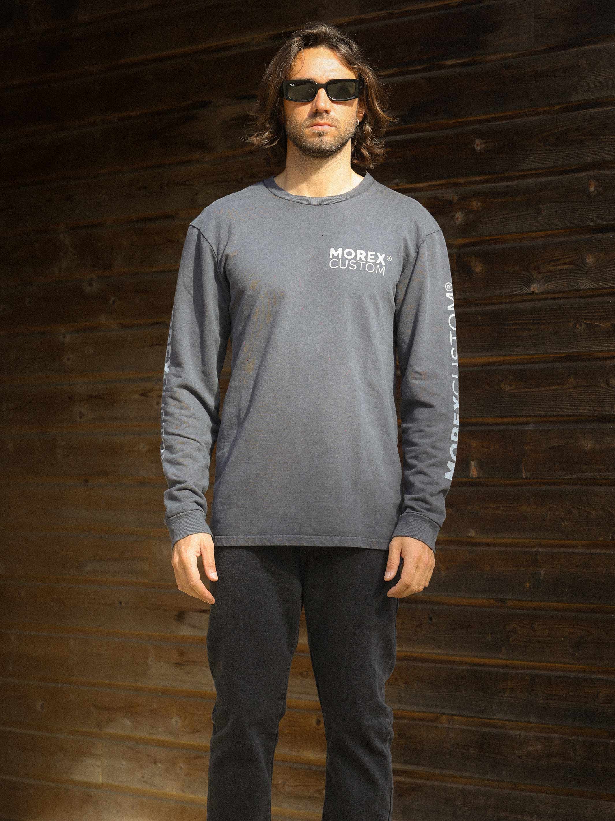 Lite Grunge Sweatshirt - Gray