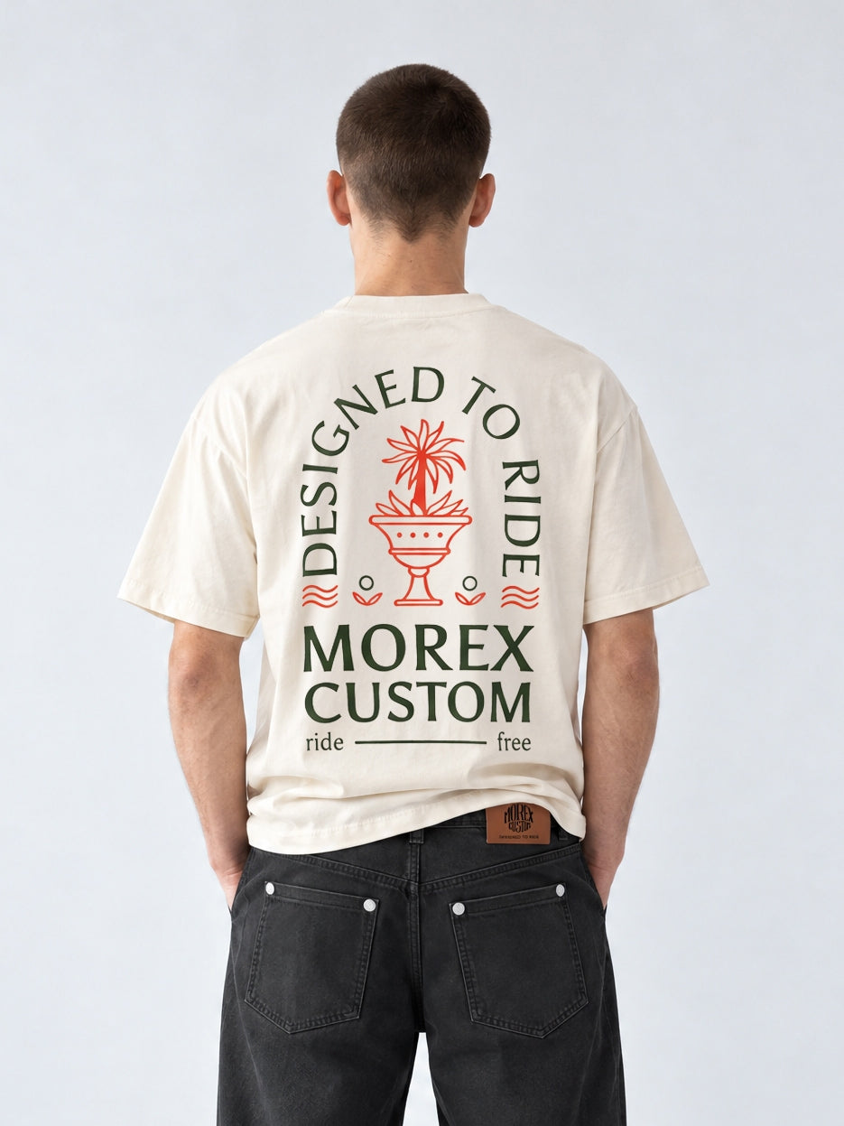 t-shirt Greece beige, oversize
