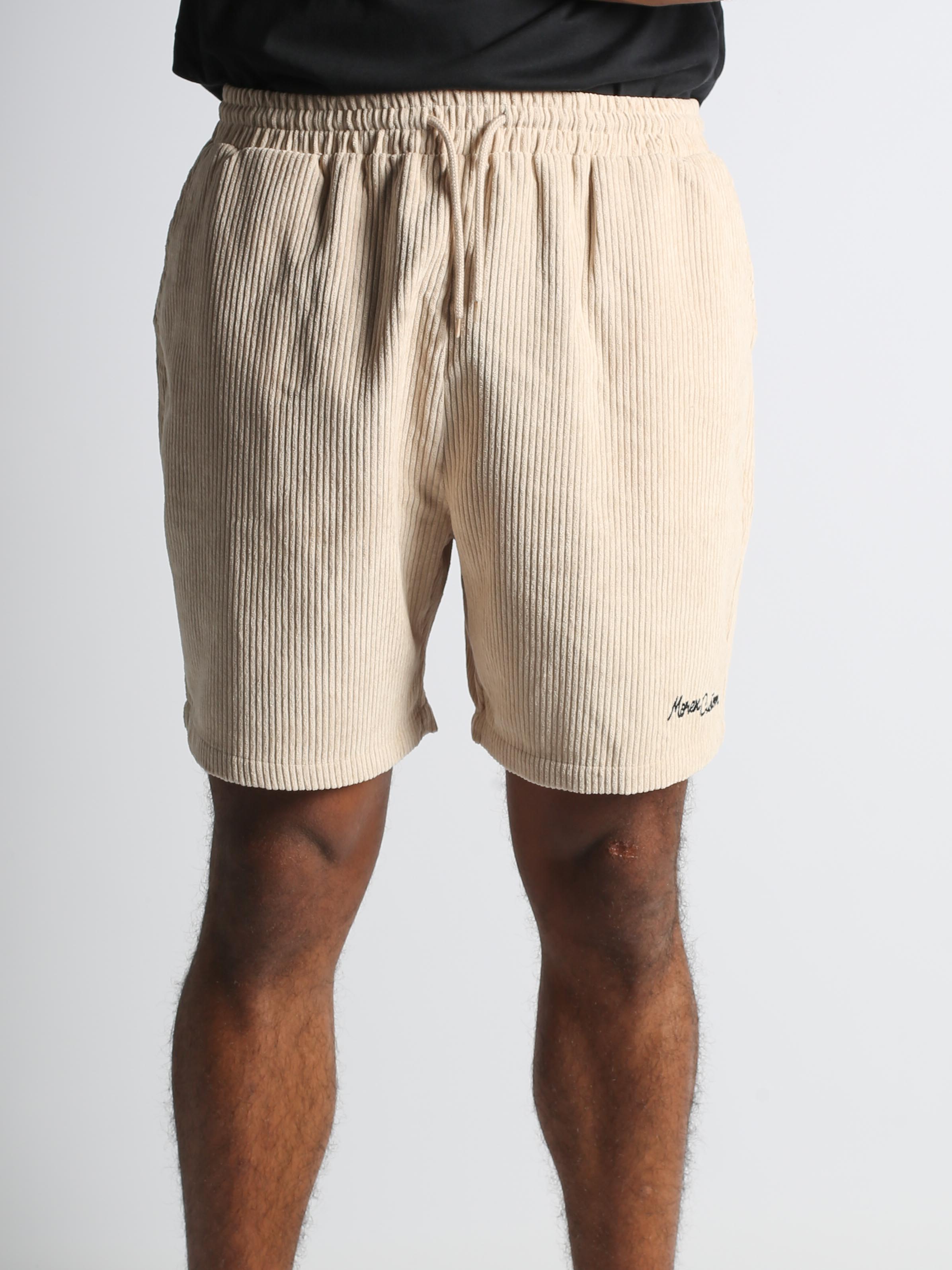 Short velours Bowling - Beige