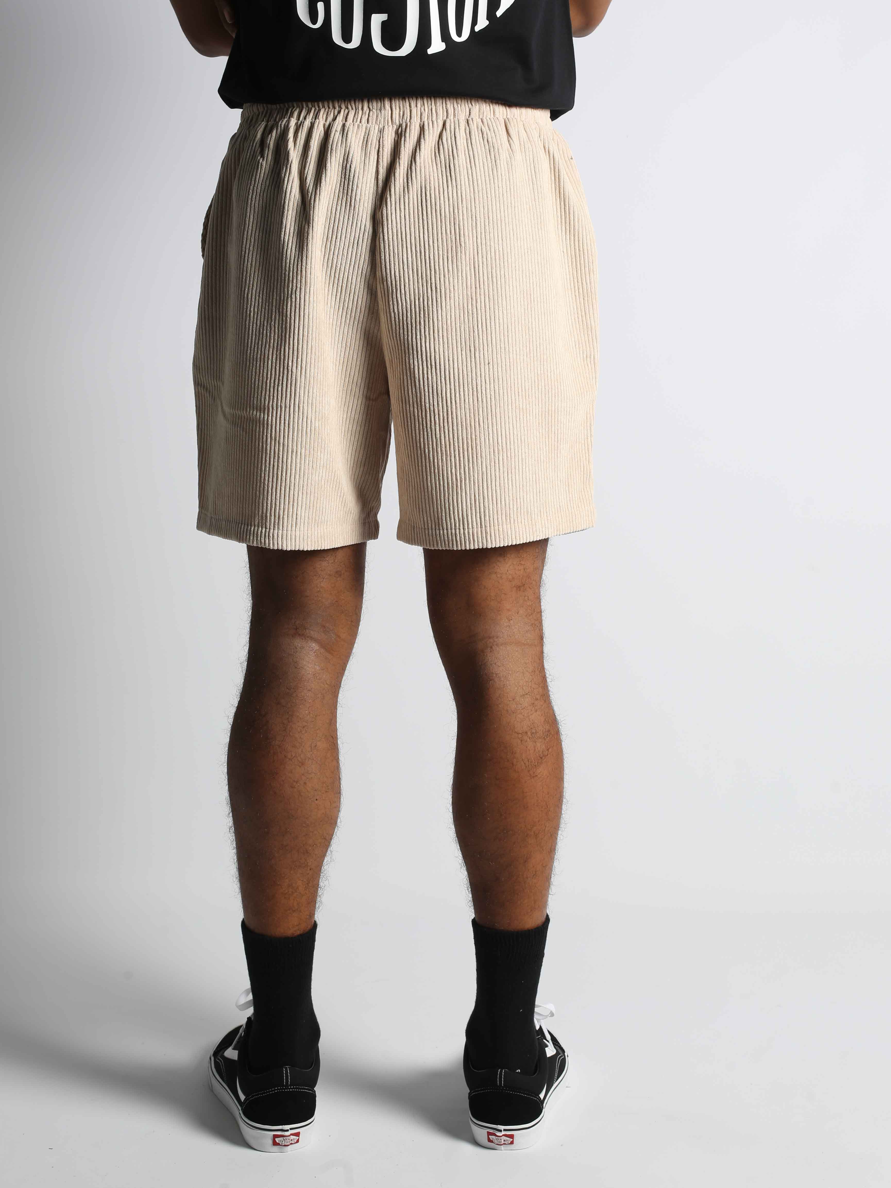 Short velours Bowling - Beige